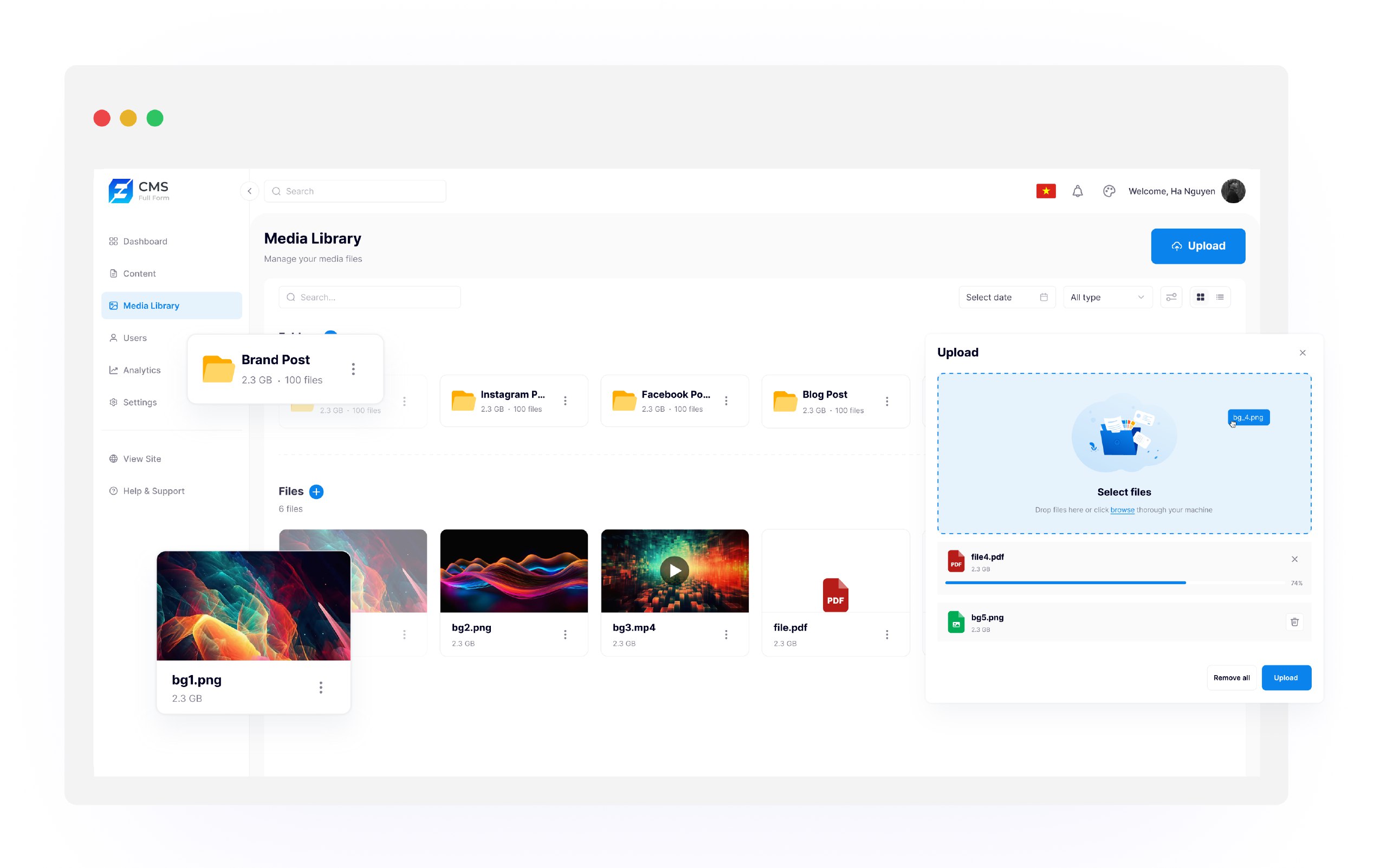 File Manager Interface