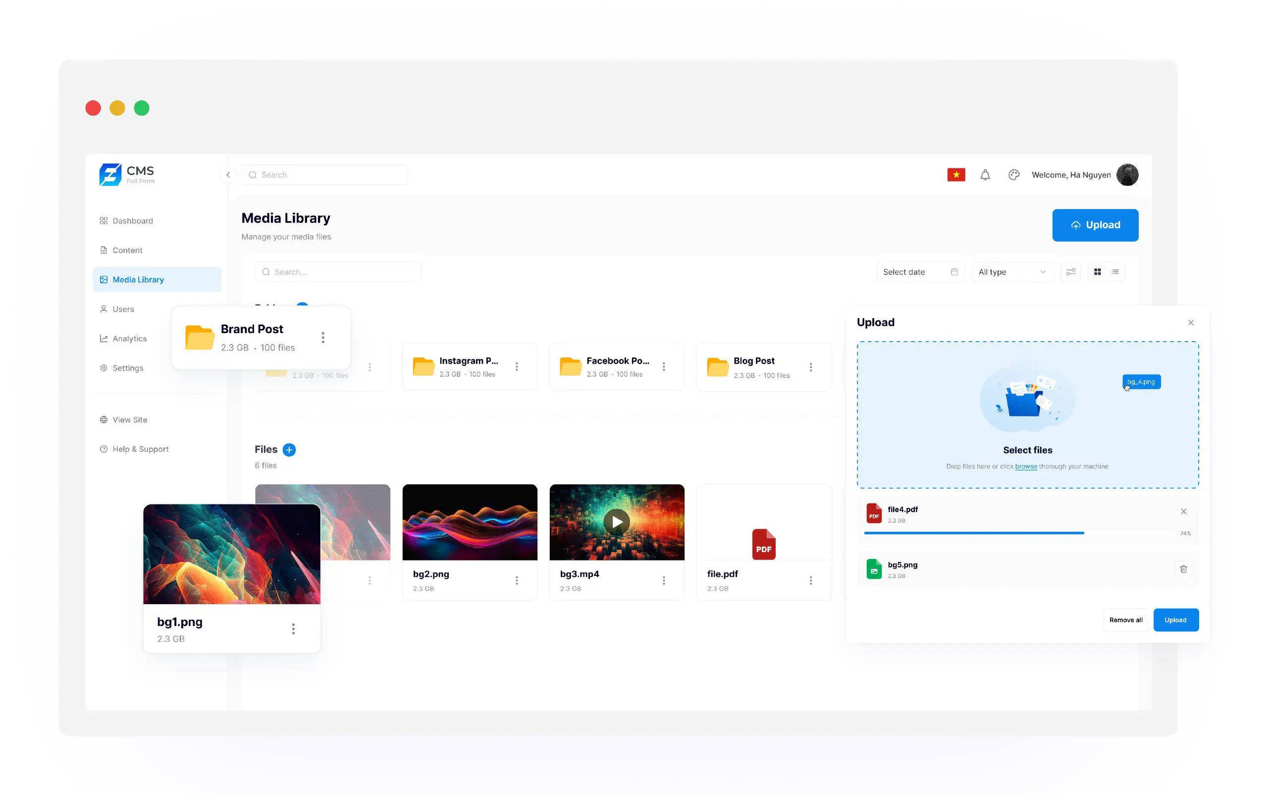File Manager Interface File Manager Interface
