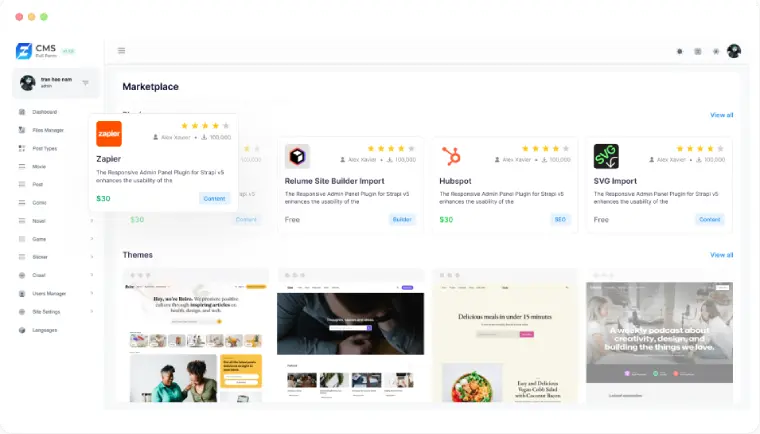 Plugs and Themes